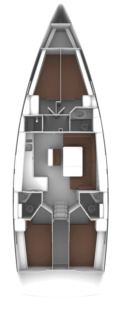 Überblick / Grundriss – Bavaria Cruiser 46