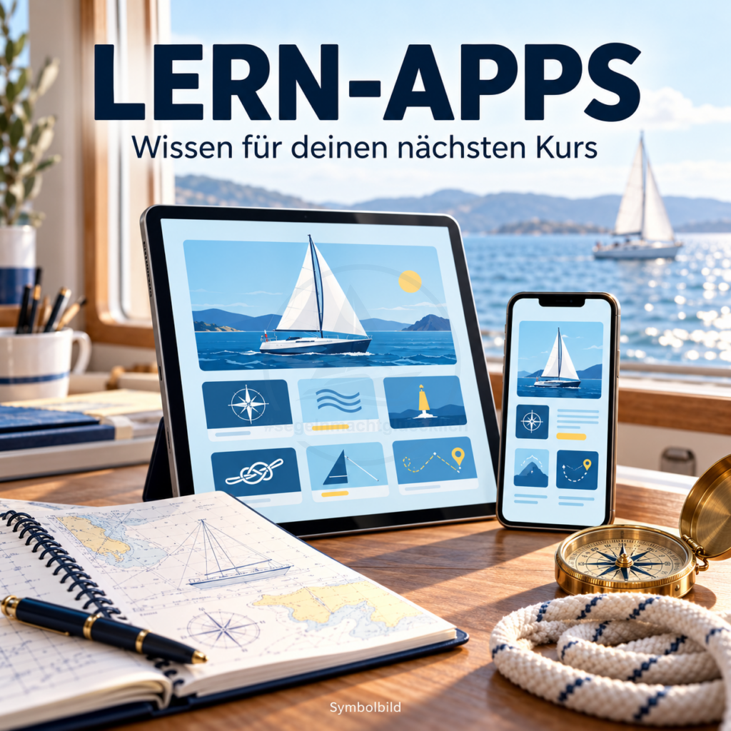 Symbolbild für digitales nautisches Lernen